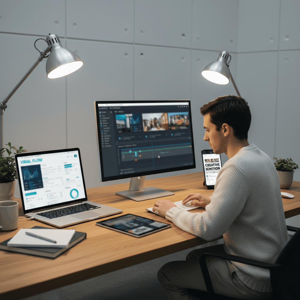 Seamless content creation workflow from prompt to published post