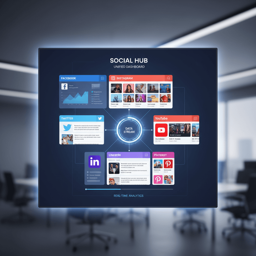 Multi-platform content dashboard