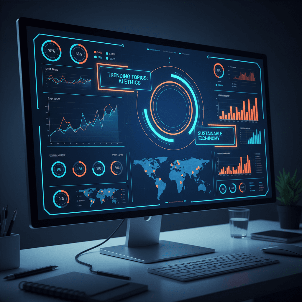 Real-time trend prediction dashboard