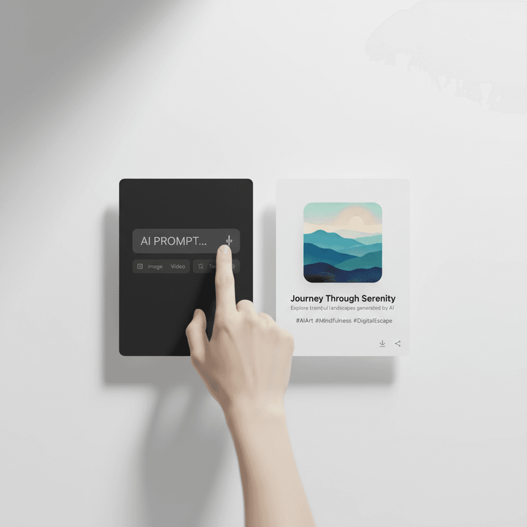 Streamlined content creation workflow from prompt to publish-ready output