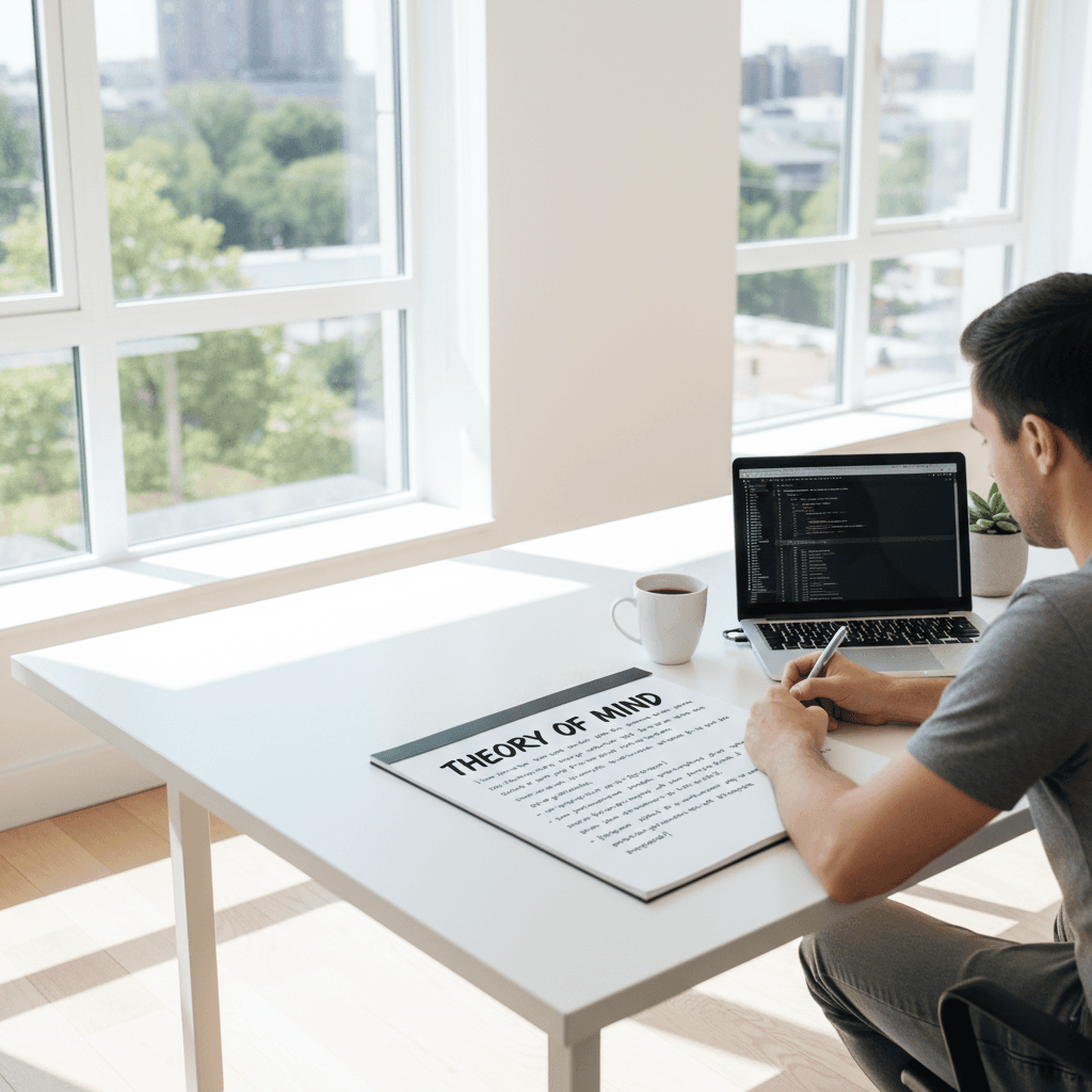Creator developing stoic content strategy